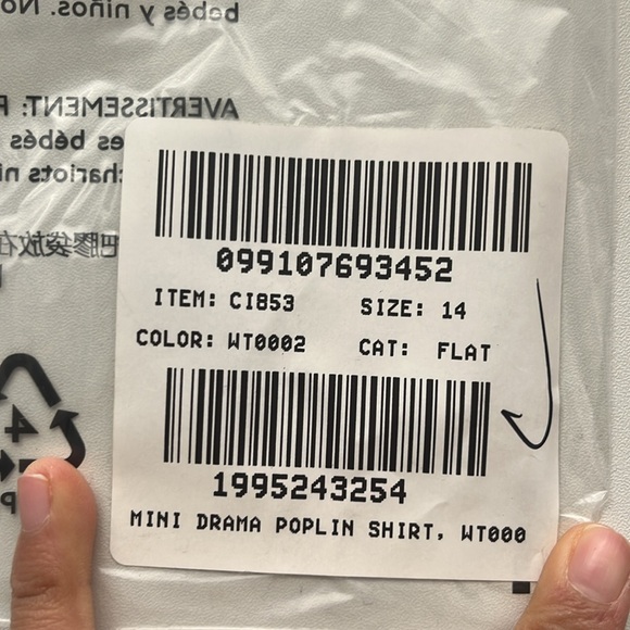 J Crew Elena Mini Shirtdress Womens Size 14 White - Picture 5 of 5